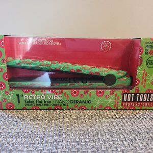 Nano Ceramic Retro 1" Flat Iron New In box